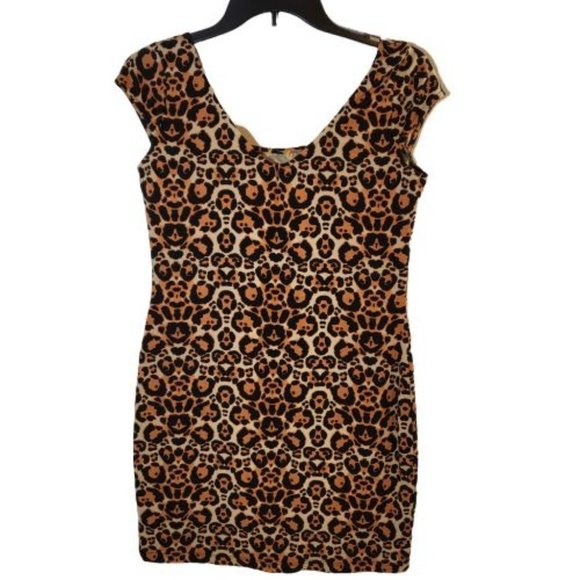 Women's Divided Leopard Print Dress size 12 NWOT - Picture 2 of 6